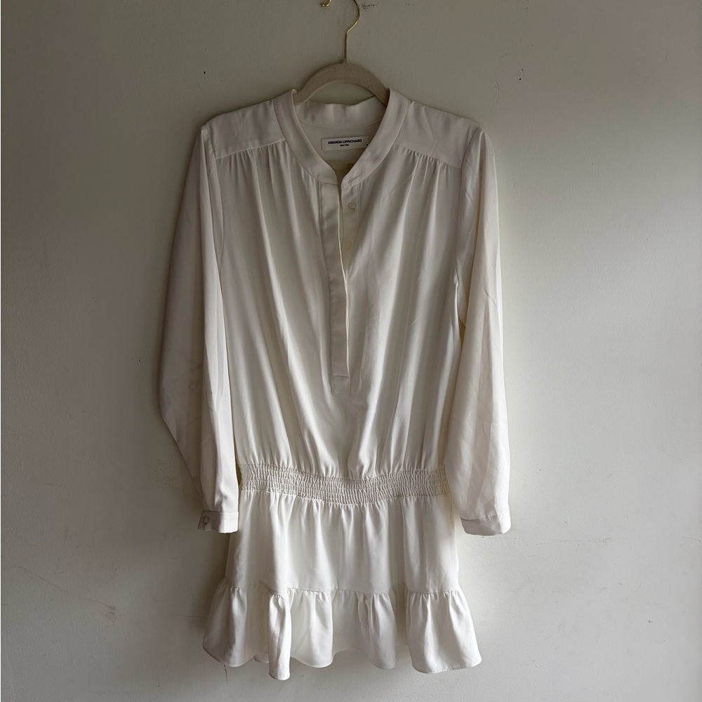 AMANDA UPRICHARD White Mini Dress Size Medium - Picture 2 of 8